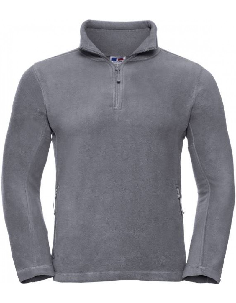 Pulover din fleece cu fermoar de 1/4 Russell